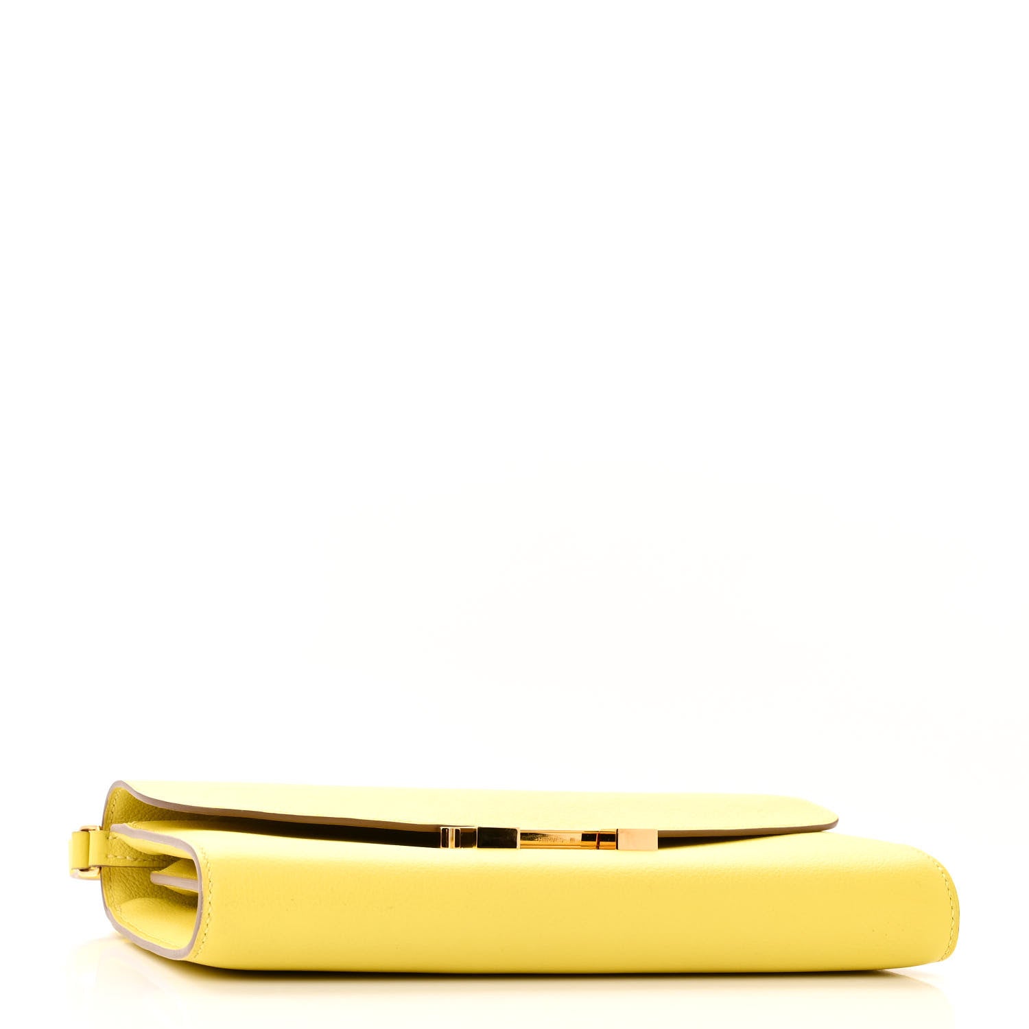 Hermes Evercolor Constance Wallet To Go Lime 4 of 11