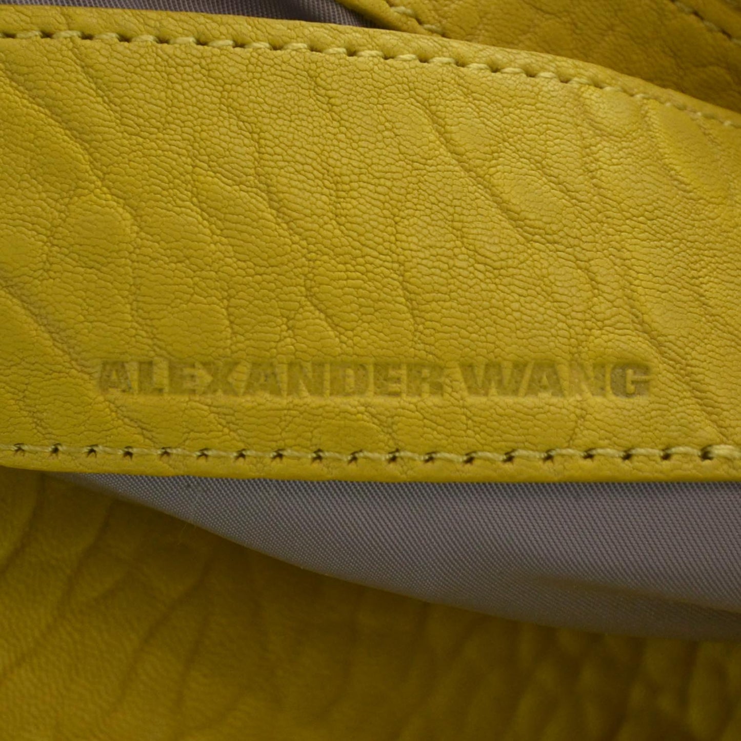 Leather Rocco Satchel Citrus