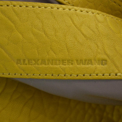 Alexander Wang Leather Rocco Satchel Citrus 5 of 6
