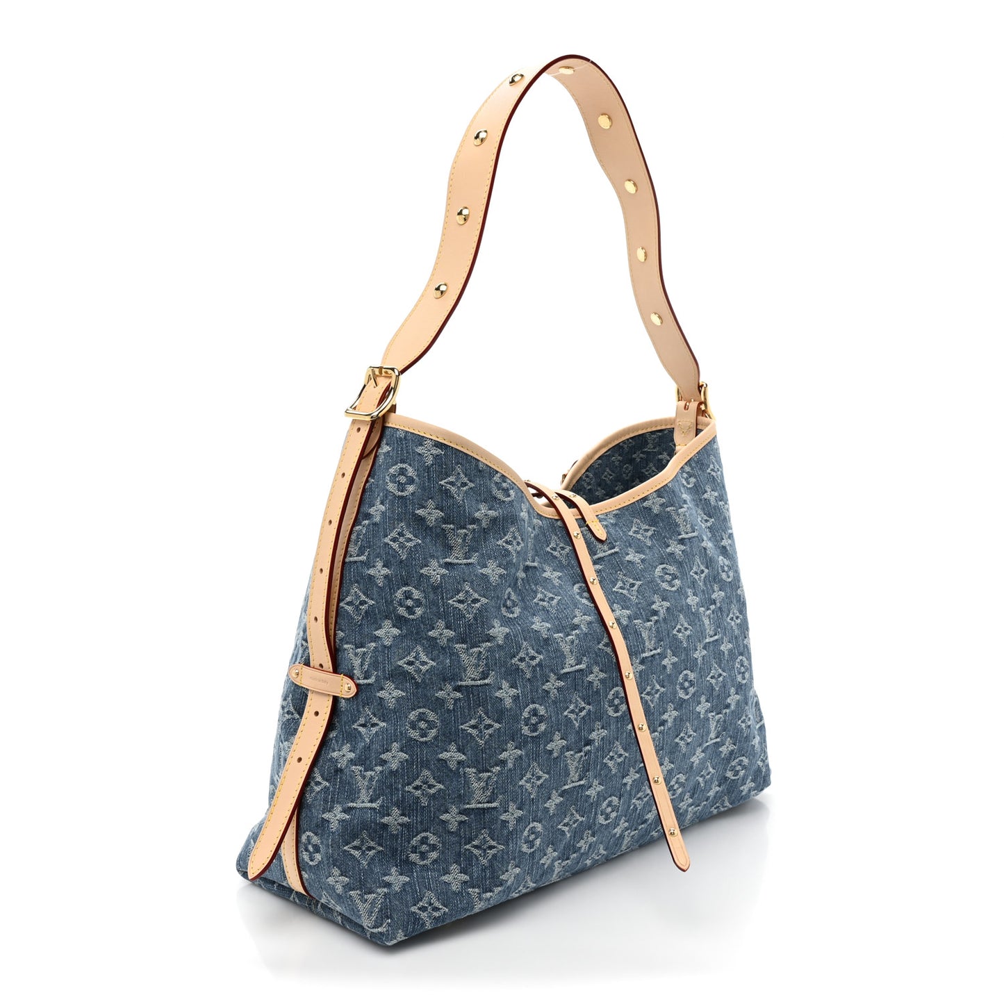 Monogram Denim CarryAll MM Blue