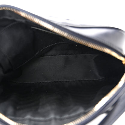 Saint Laurent Calfskin Matelasse Monogram Lou Camera Bag Deep Marine 5 of 12