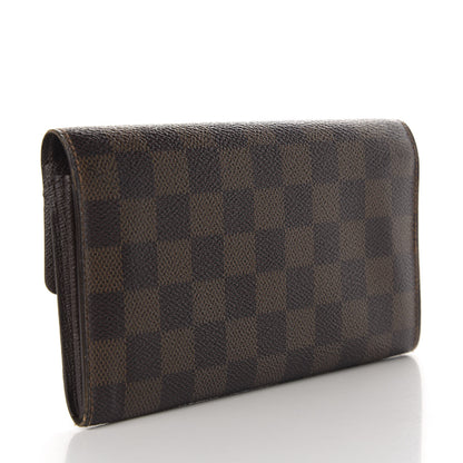 Louis Vuitton Damier Ebene Sarah Wallet 3 of 10