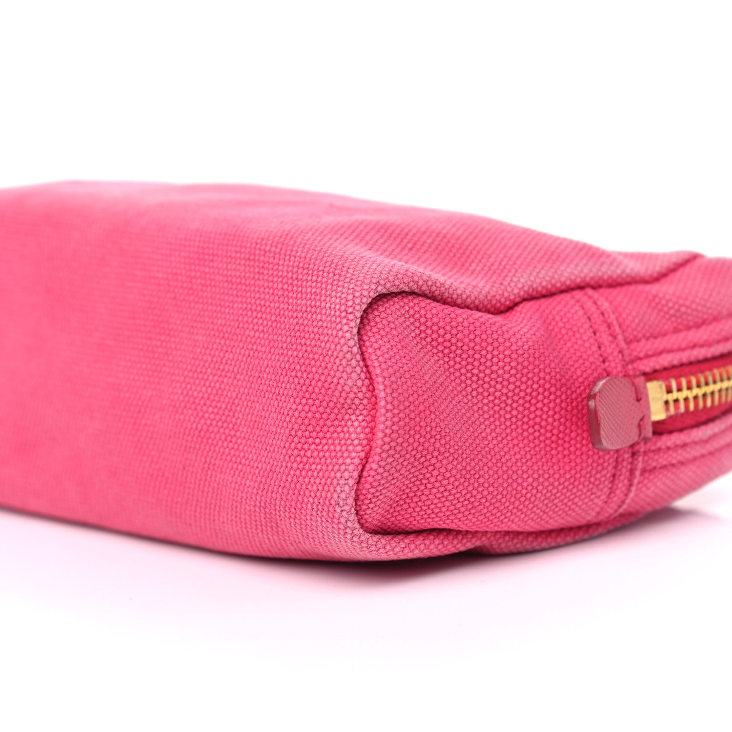 Prada Denim Cosmetic Pouch Fuchsia 6 of 10