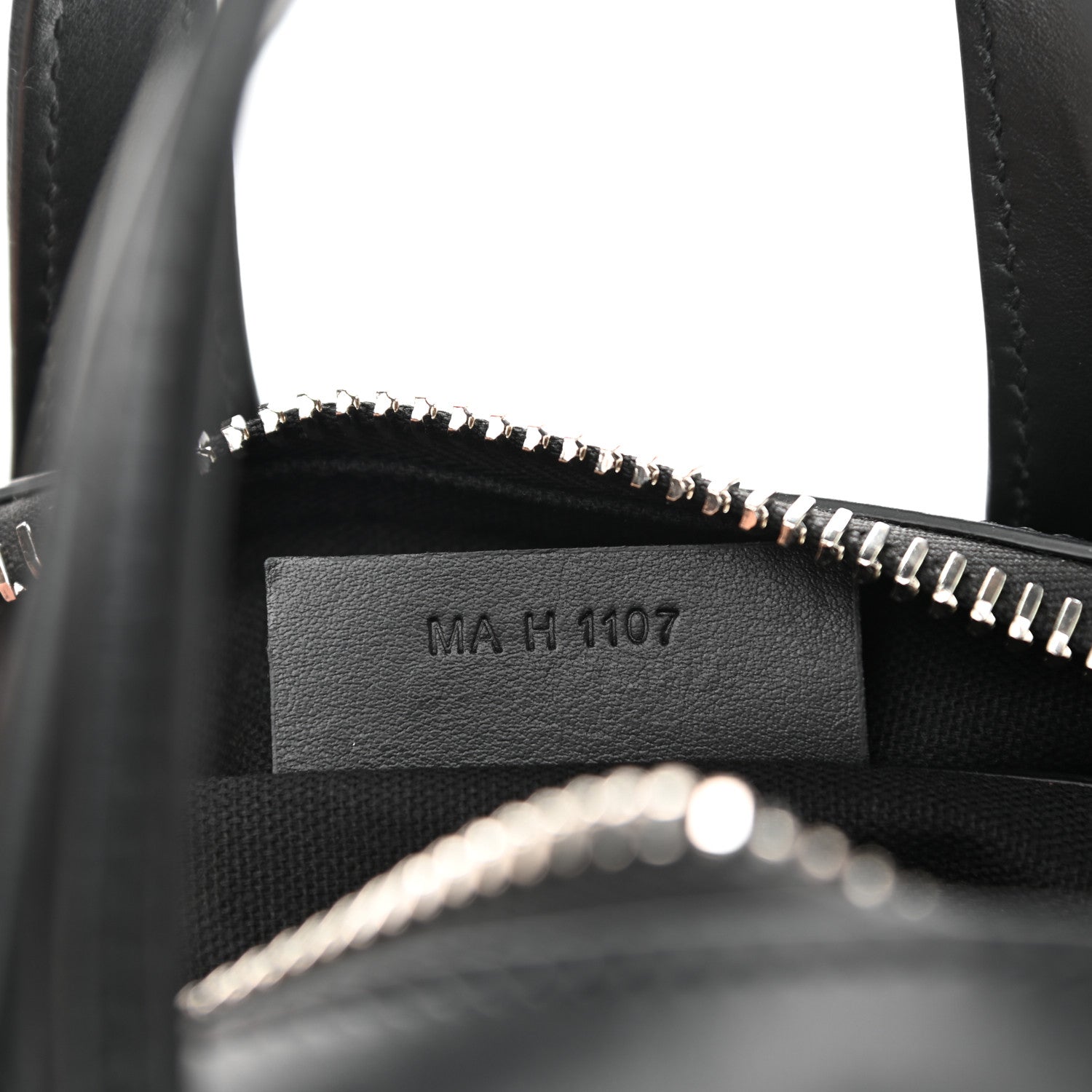 Givenchy Waxed Calfskin Small Nightingale Logo Strap Black 7 of 10