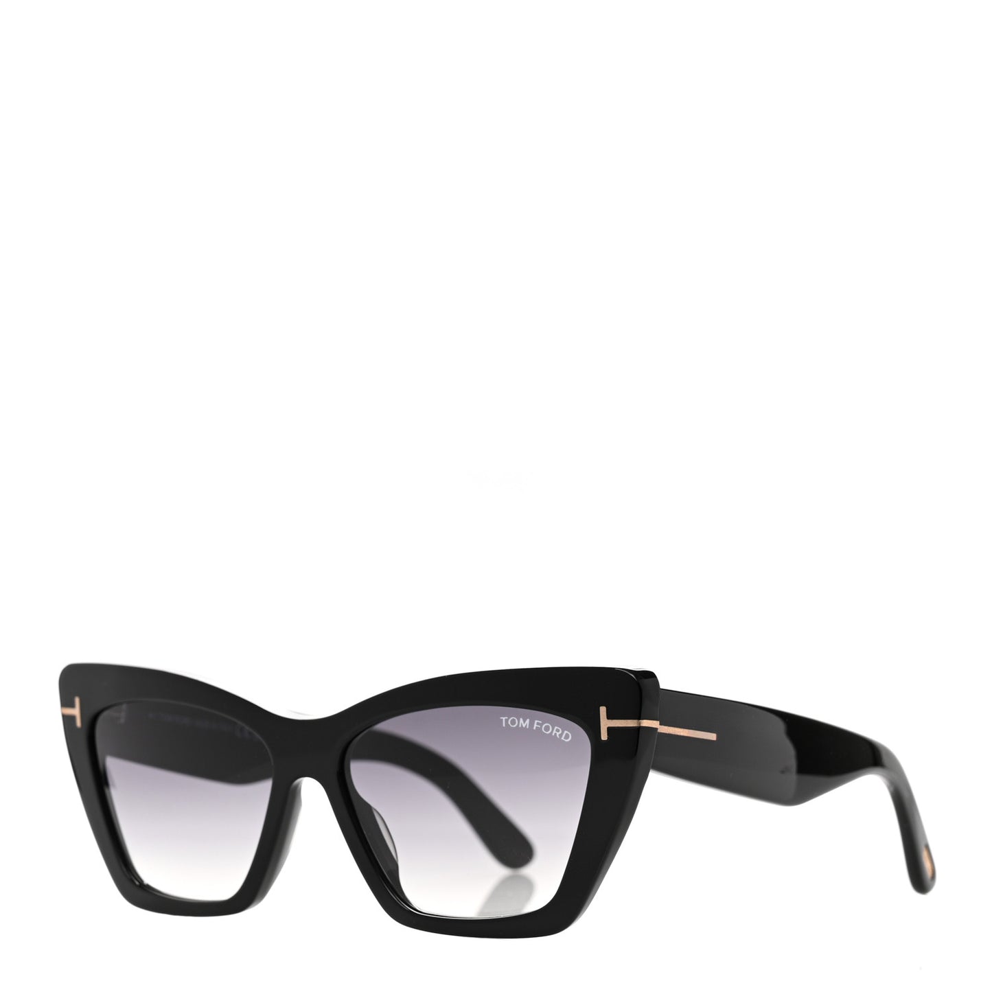 Acetate Wyatt Sunglasses TF871 Black