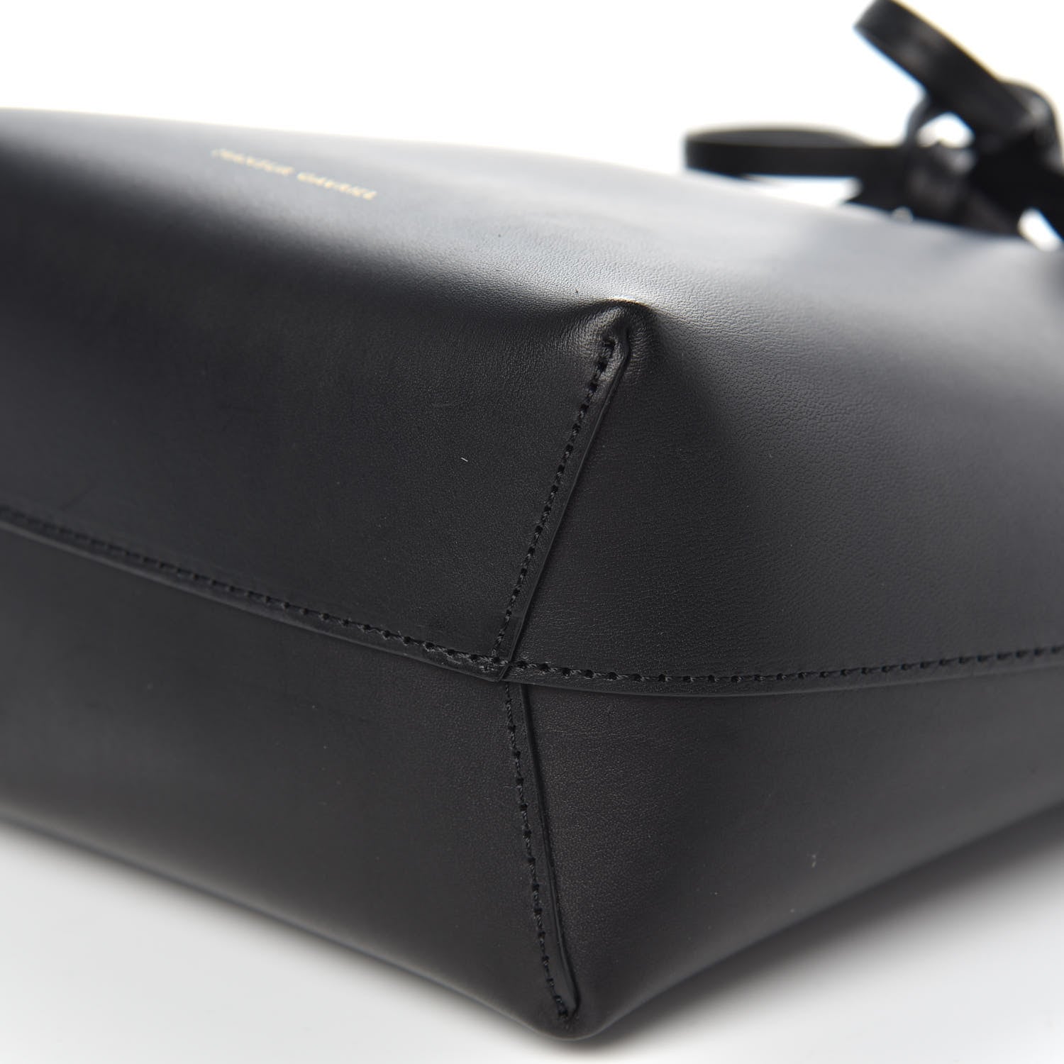 Mansur Gavriel Calfskin Mini Mini Bucket Bag Black Flamma 8 of 10