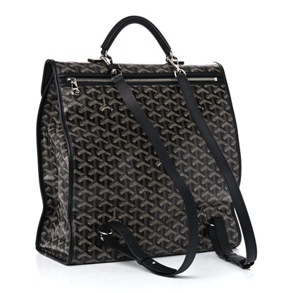 Goyard Goyardine Saint Leger Soft Briefcase Backpack Black 3 of 9
