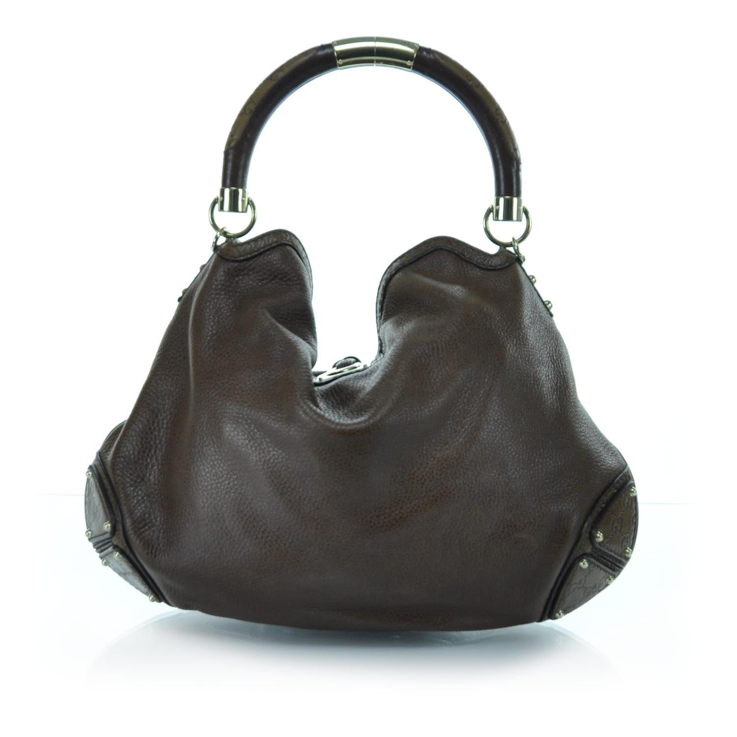 Gucci Leather Large Indy Brown 3 of 12