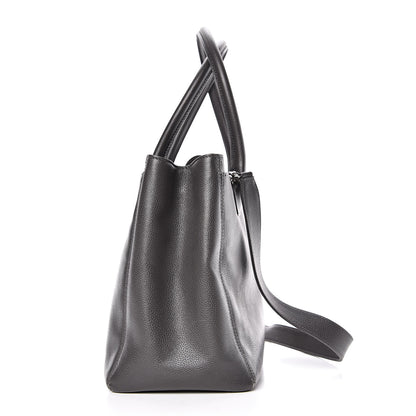 Chanel Calfskin Cerf Executive Shopper Tote Dark Grey 17 of 17