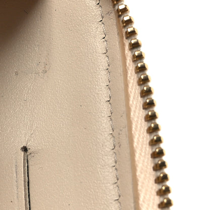 Chanel Lurex Canvas Deauville Medium Zip Around Wallet Beige 10 of 10