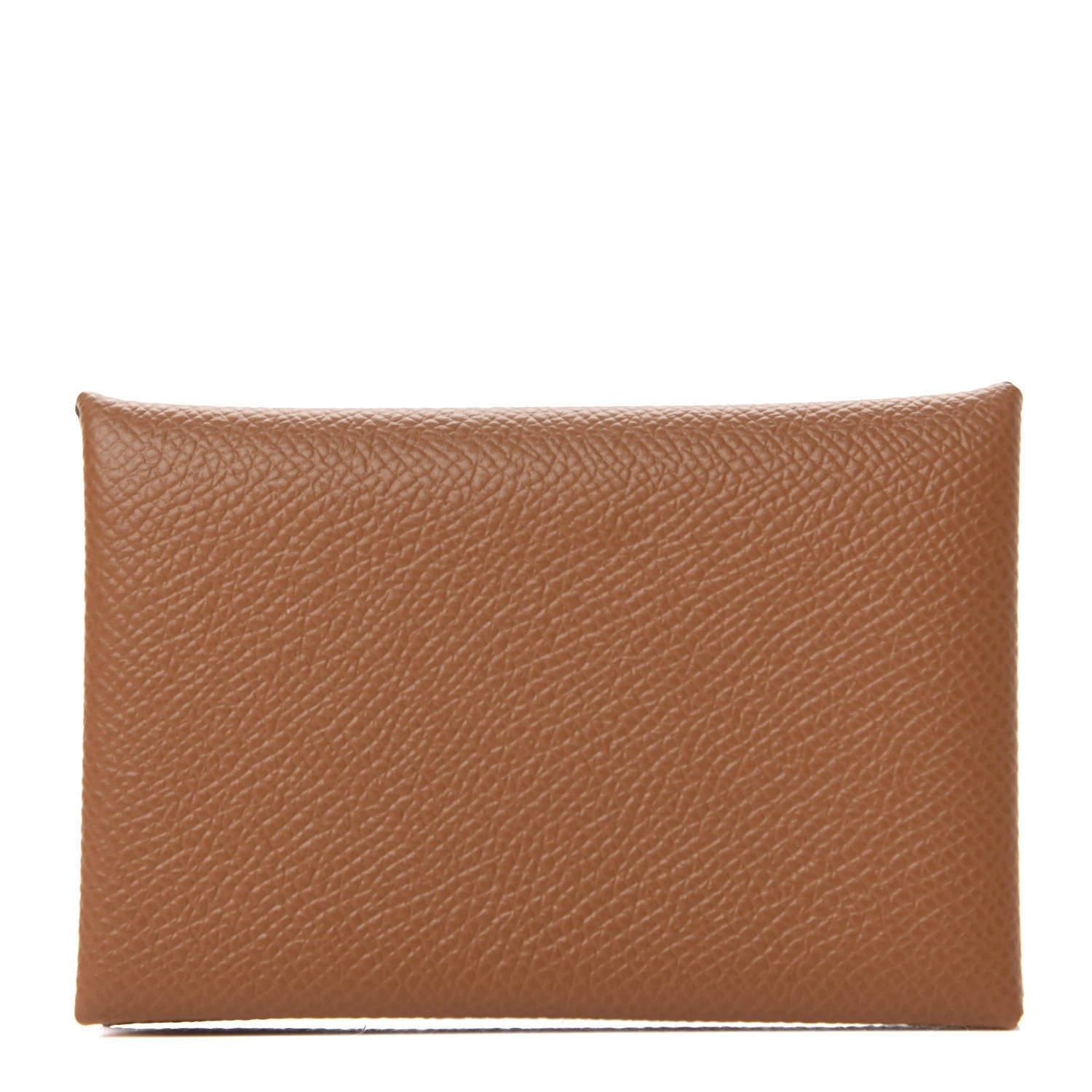 Hermes Epsom Calvi Card Case Gold 1 of 6
