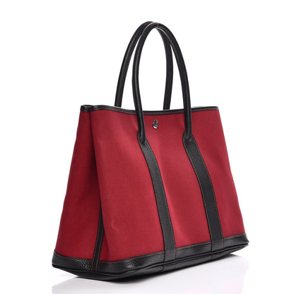 Hermes Toile Negonda Garden Party 36 MM Rouge Imperial Plomb 3 of 10