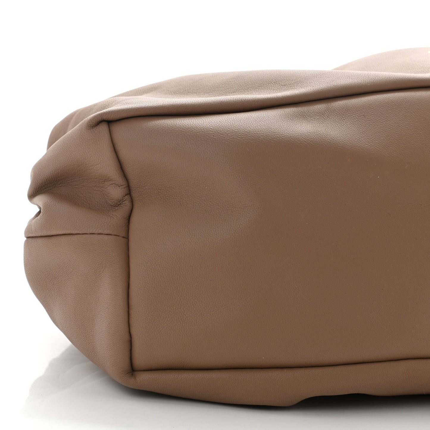 Lambskin Cloud Clutch Biscotto