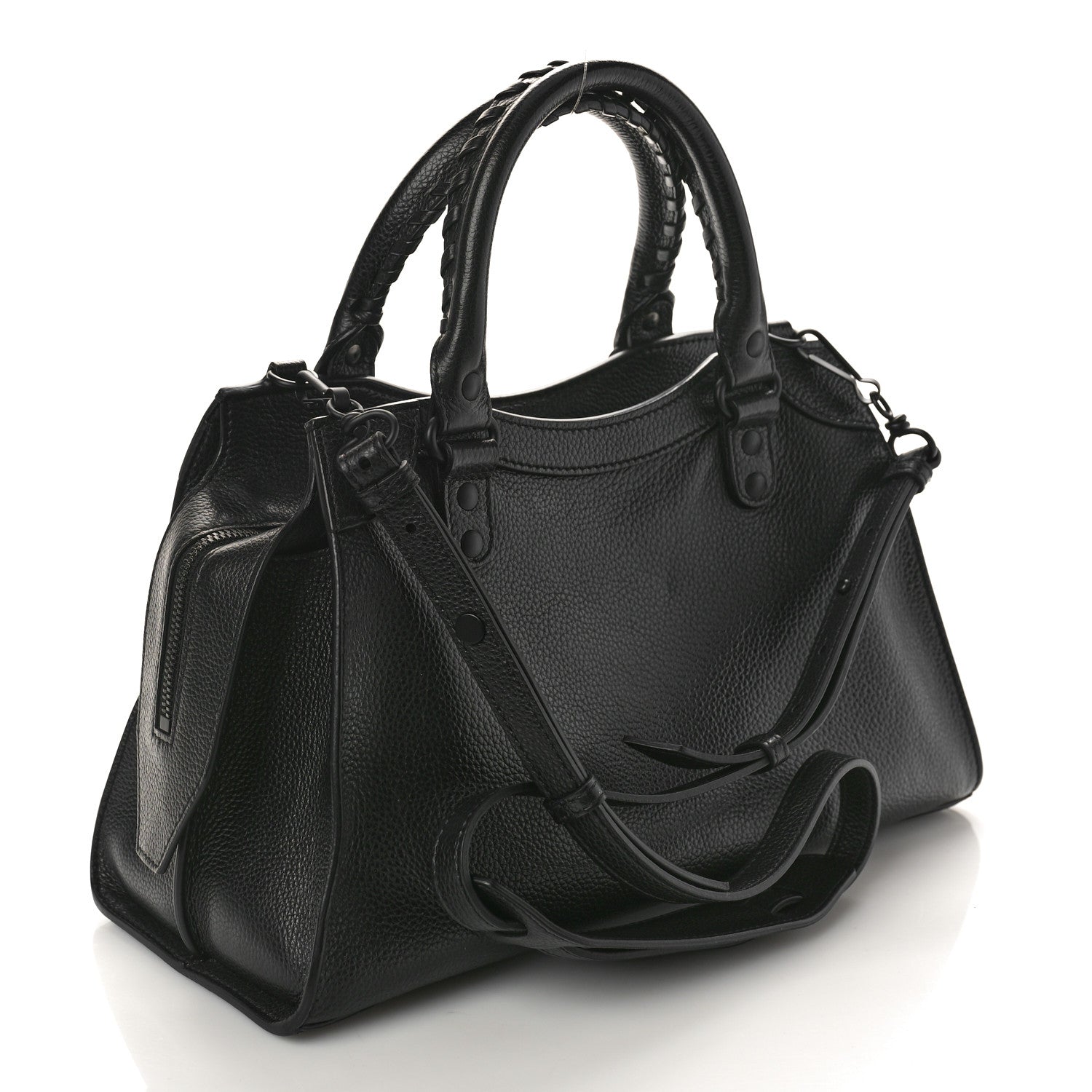 Balenciaga Grained Calfskin Neo Classic Black Hardware S City Black 3 of 10