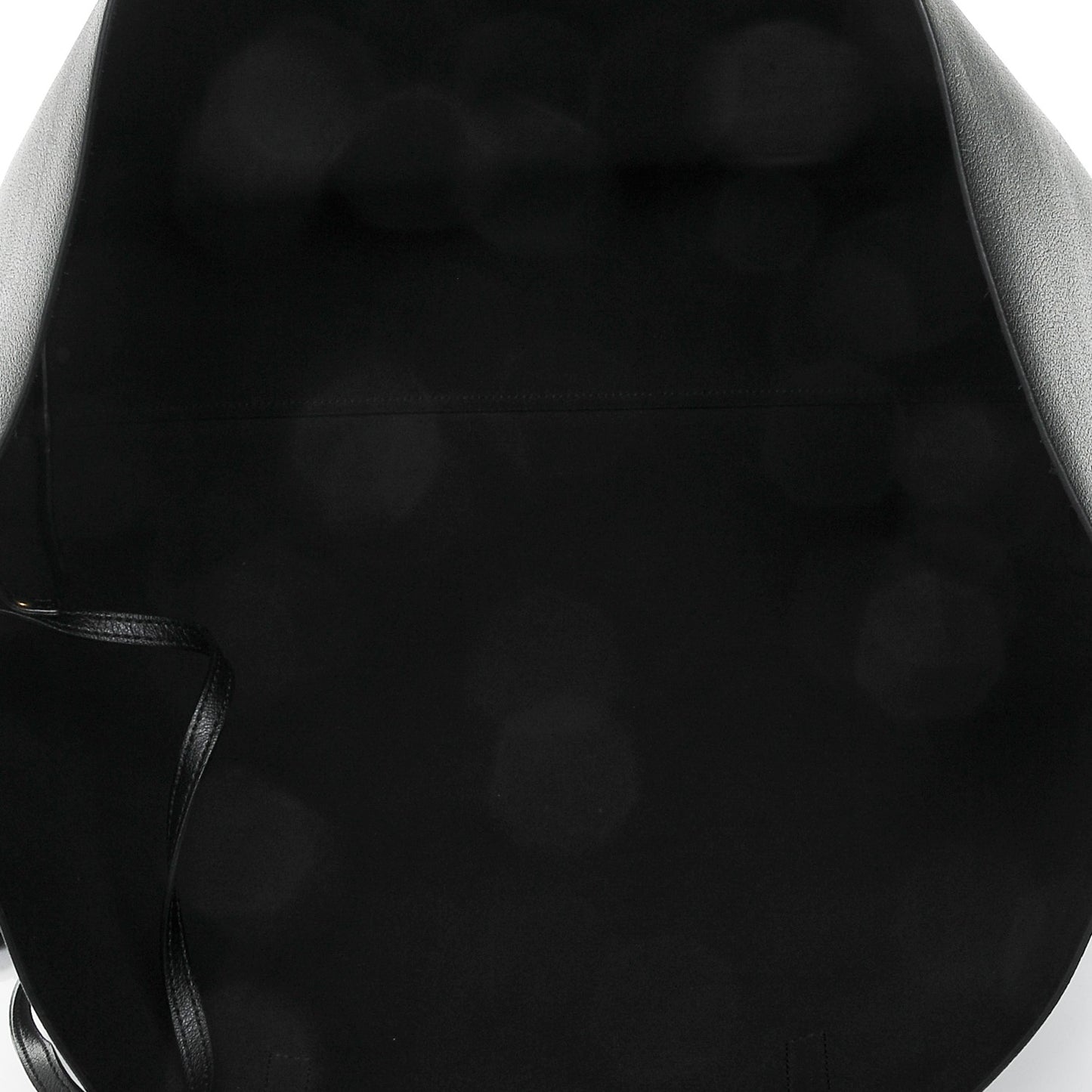 Calfskin Large Shopping Tote Black