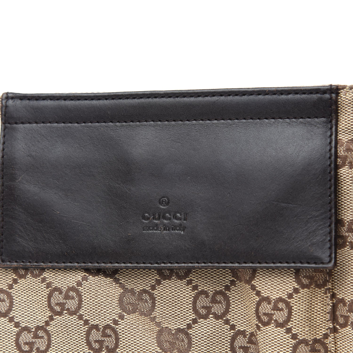 Gucci GG Monogram Double Pocket Belt Bag Dark Brown 13 of 13
