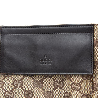Gucci GG Monogram Double Pocket Belt Bag Dark Brown 13 of 13