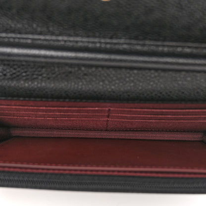 Chanel Caviar Quilted Wallet on Chain WOC Black 5 of 11
