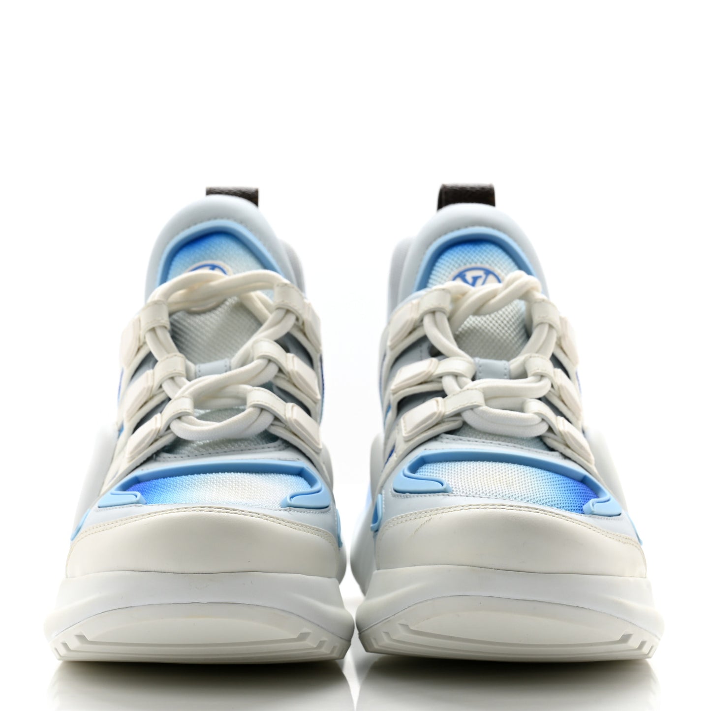 Calfskin LV Archlight Gradient Sneakers 37 Light Blue