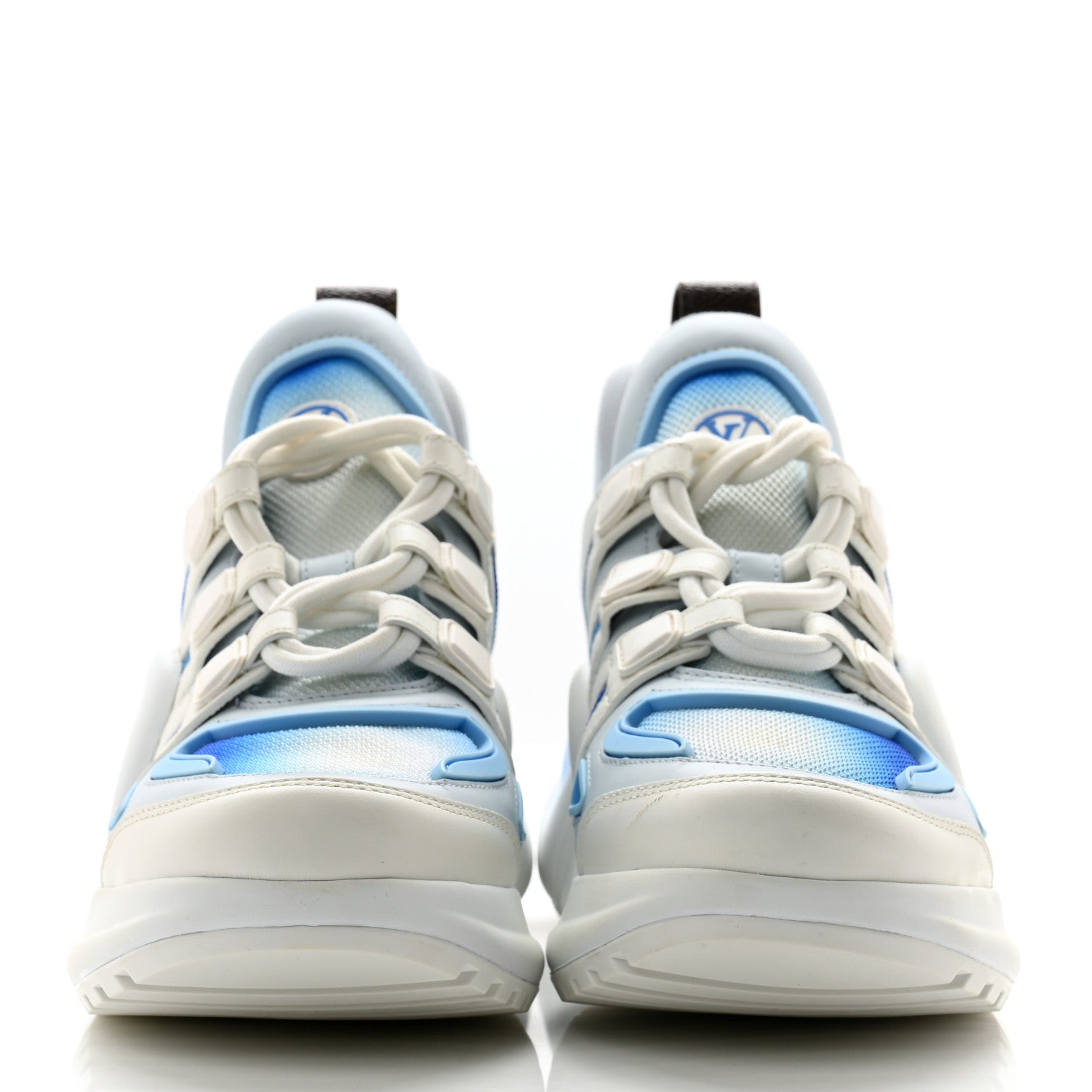 Louis Vuitton Calfskin LV Archlight Gradient Sneakers 37 Light Blue 2 of 11