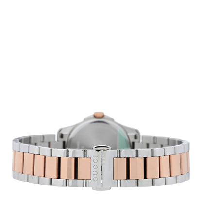 Gucci Stainless Steel 27mm G-Timeless Two Tone Quartz Watch Black 3 of 5
