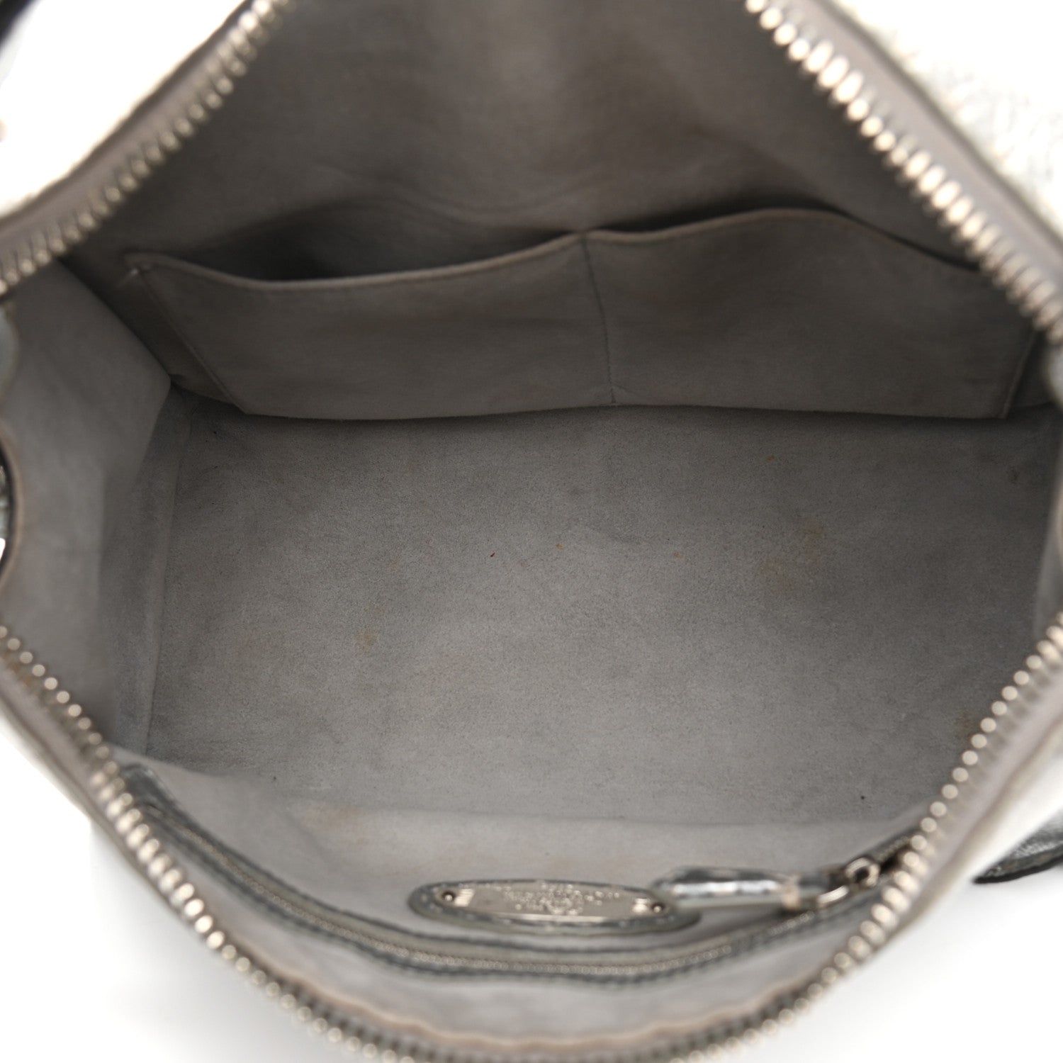 Fendi Cuoio Romano Lux Selleria Lei Boston Tote Argento 4 of 18