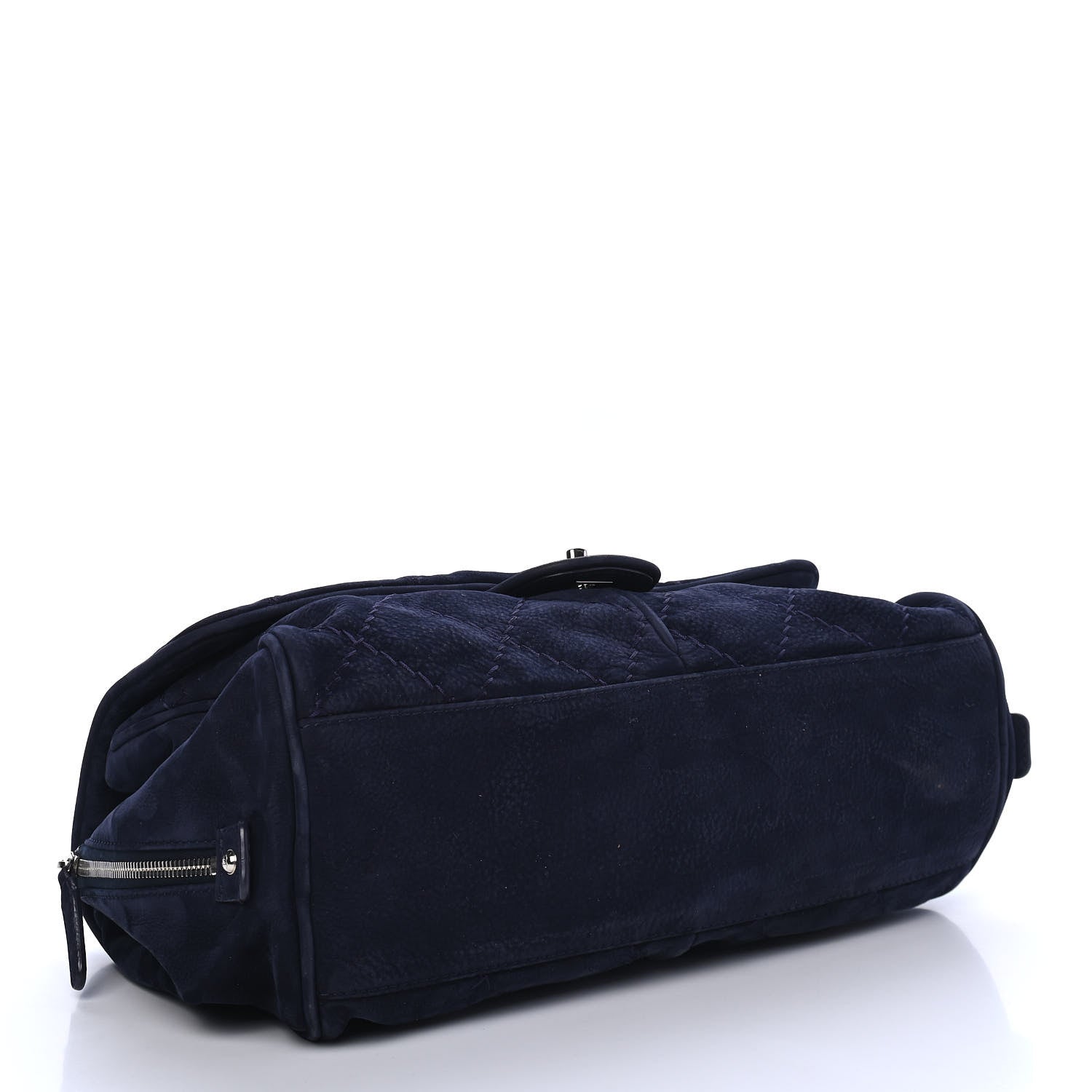 Chanel Suede Ultimate Stitch Flap Navy Blue 3 of 4