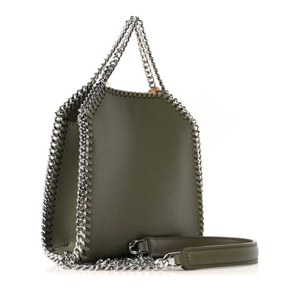 Stella McCartney Eco Alter Mat Tiny Falabella Tote Mud 3 of 9