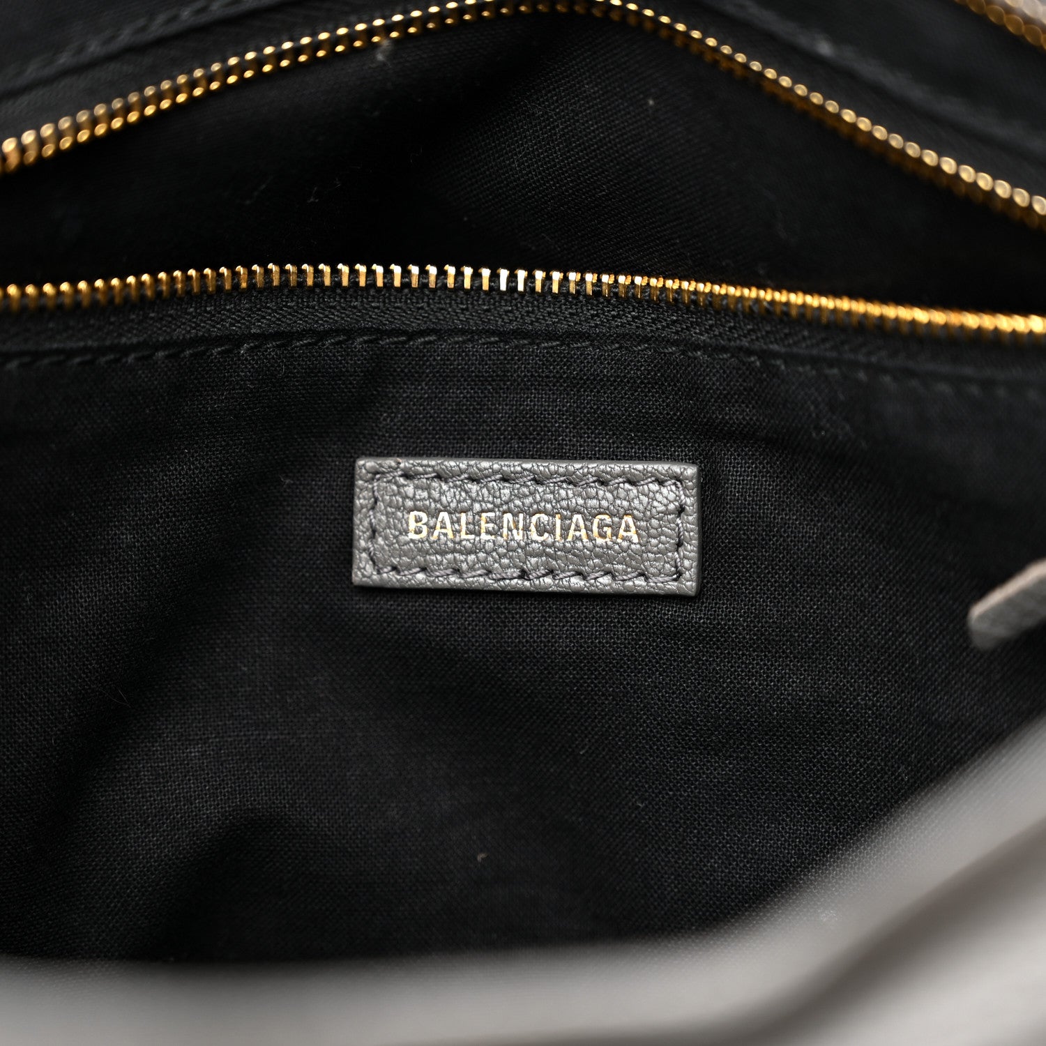 Balenciaga Chevre Gold Metallic Edge Hardware S City Gris Acier 6 of 11
