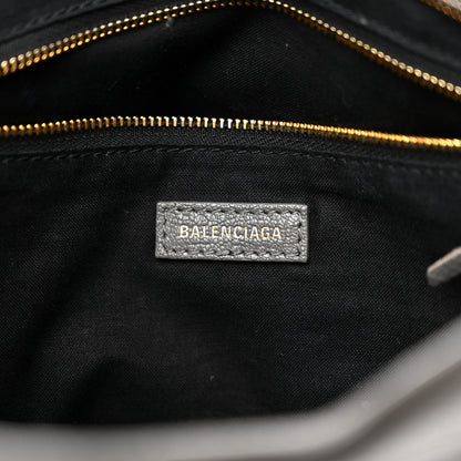 Balenciaga Chevre Gold Metallic Edge Hardware S City Gris Acier 6 of 11