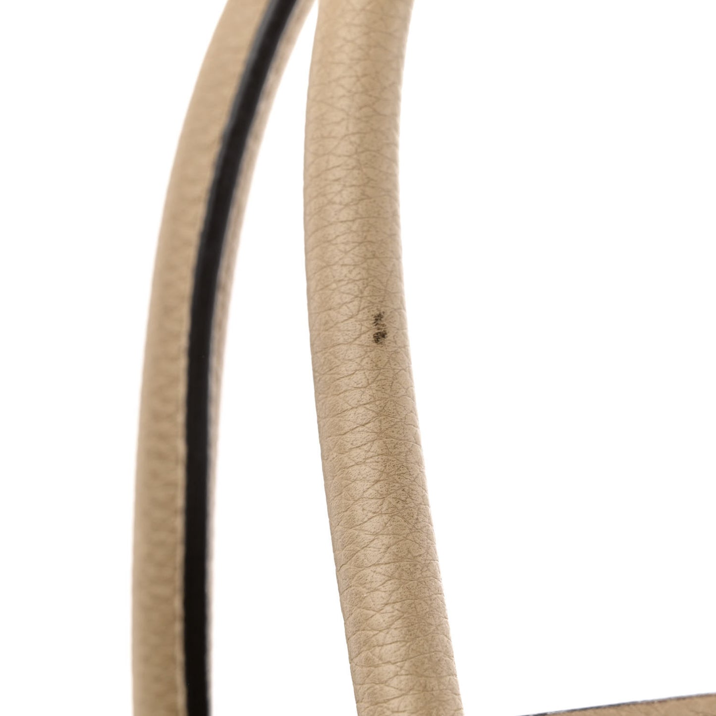 Drummed Calfskin Micro Luggage Dune