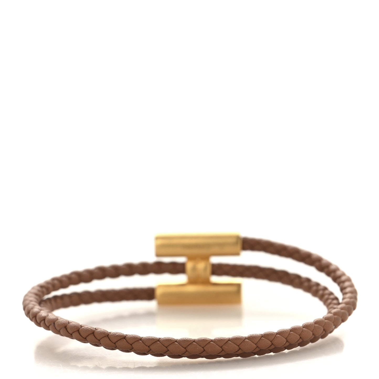 Swift Double Wrap Cord Tournis Tresse Bracelet Gold