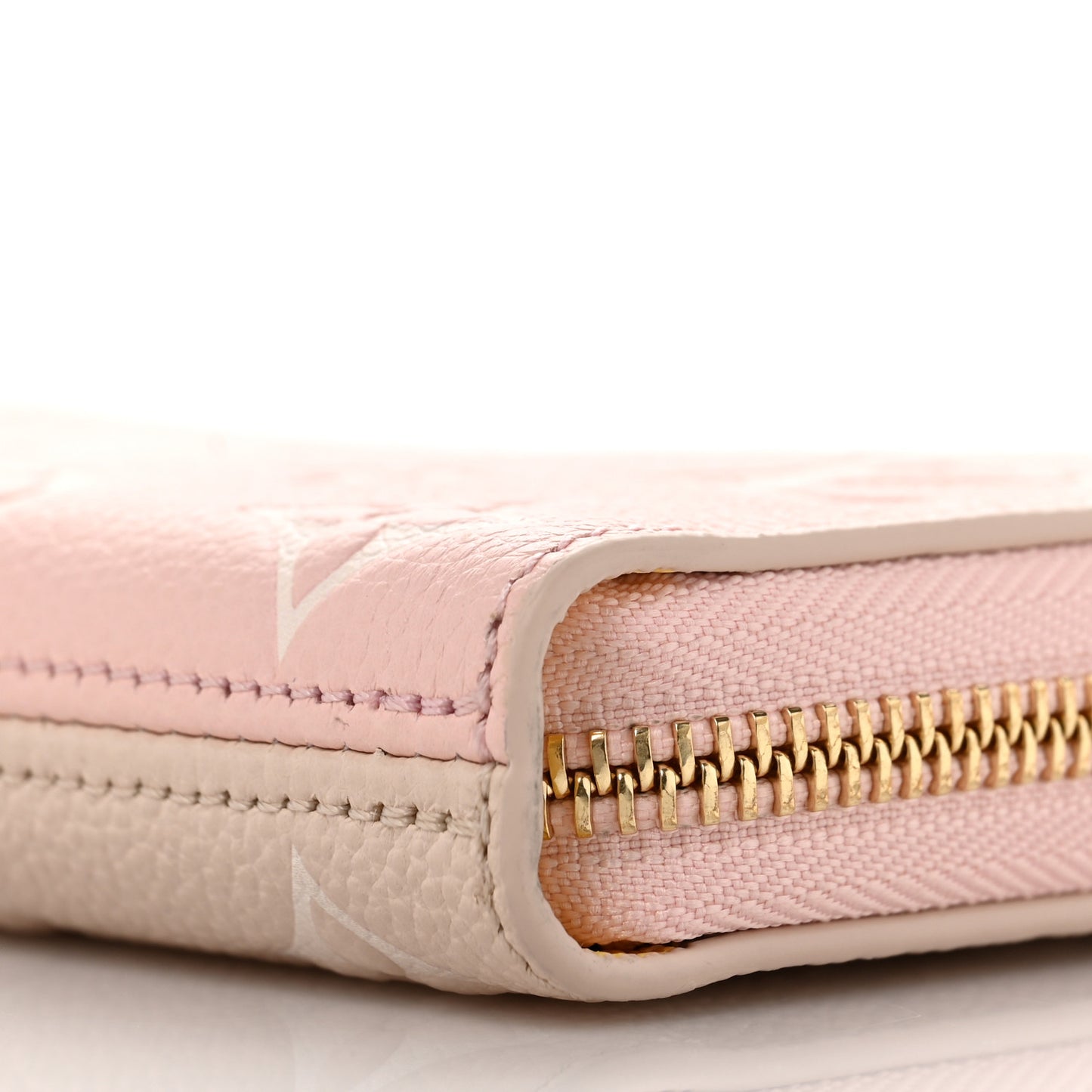 Empreinte Monogram Spring in the City Zippy Wallet Pink Beige Yellow