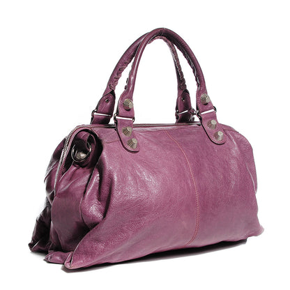 Balenciaga Agneau Giant 21 Silver Hardware Trapeze Murier 3 of 13