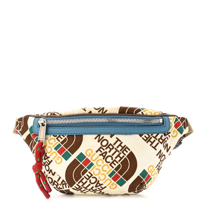 Gucci X THE NORTH FACE Econyl Nylon Belt Bag White Sky Blue 1 of 13