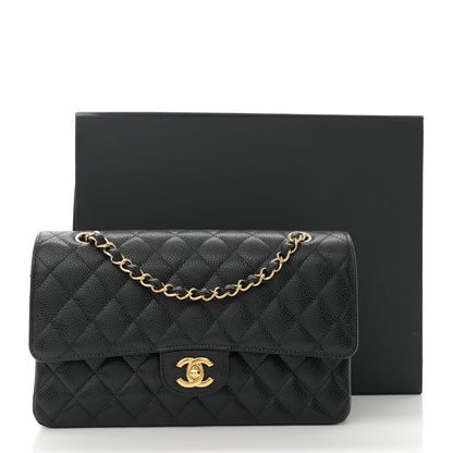 Chanel Caviar Quilted Medium Double Flap Black 11 of 11