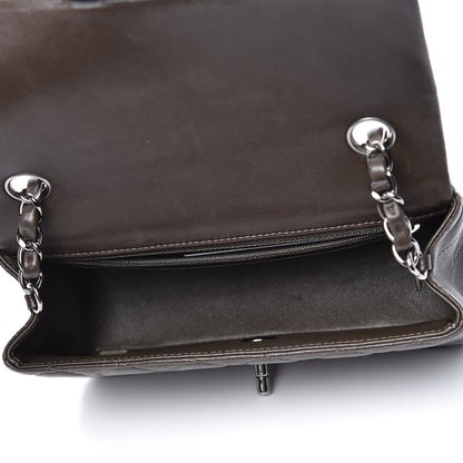 Chanel Lambskin Quilted Mini Rectangular Flap Dark Brown 5 of 17