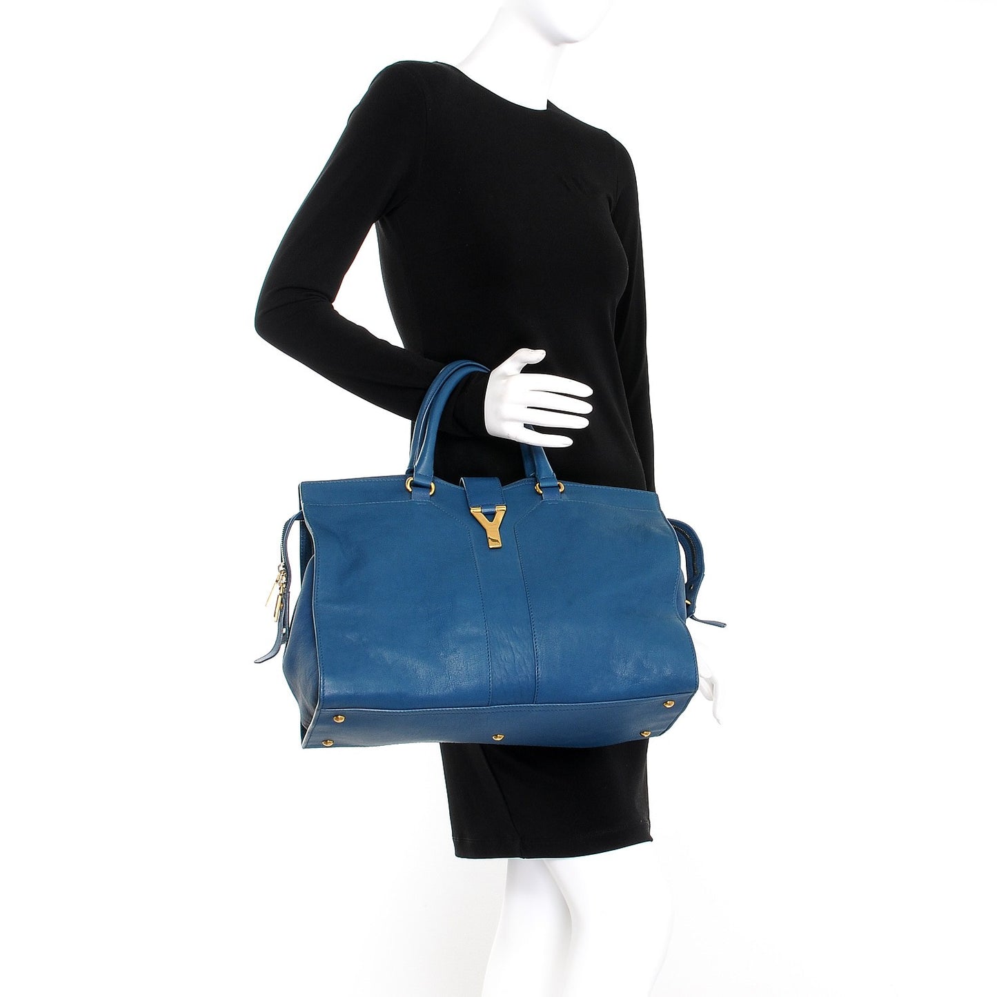 Sheepskin Large Cabas ChYc Blue