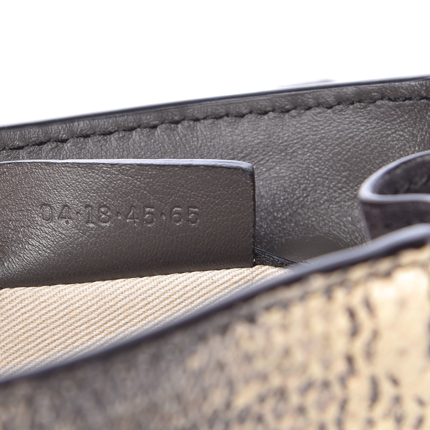 Calfskin Watersnake Embossed Mini Faye Backpack Cloudy Yellow