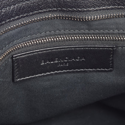 Balenciaga Chevre Silver Metallic Edge Hardware City Black 7 of 8