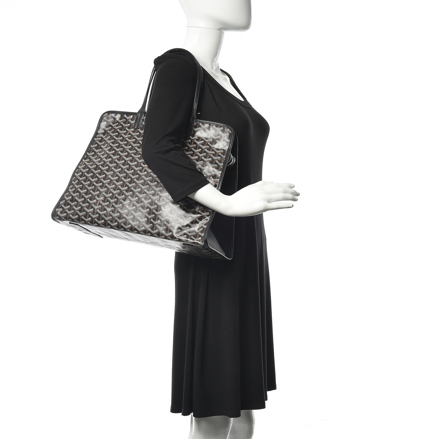 Goyard Goyardine Sac Hardy Pet Carrier PM Black 2 of 8