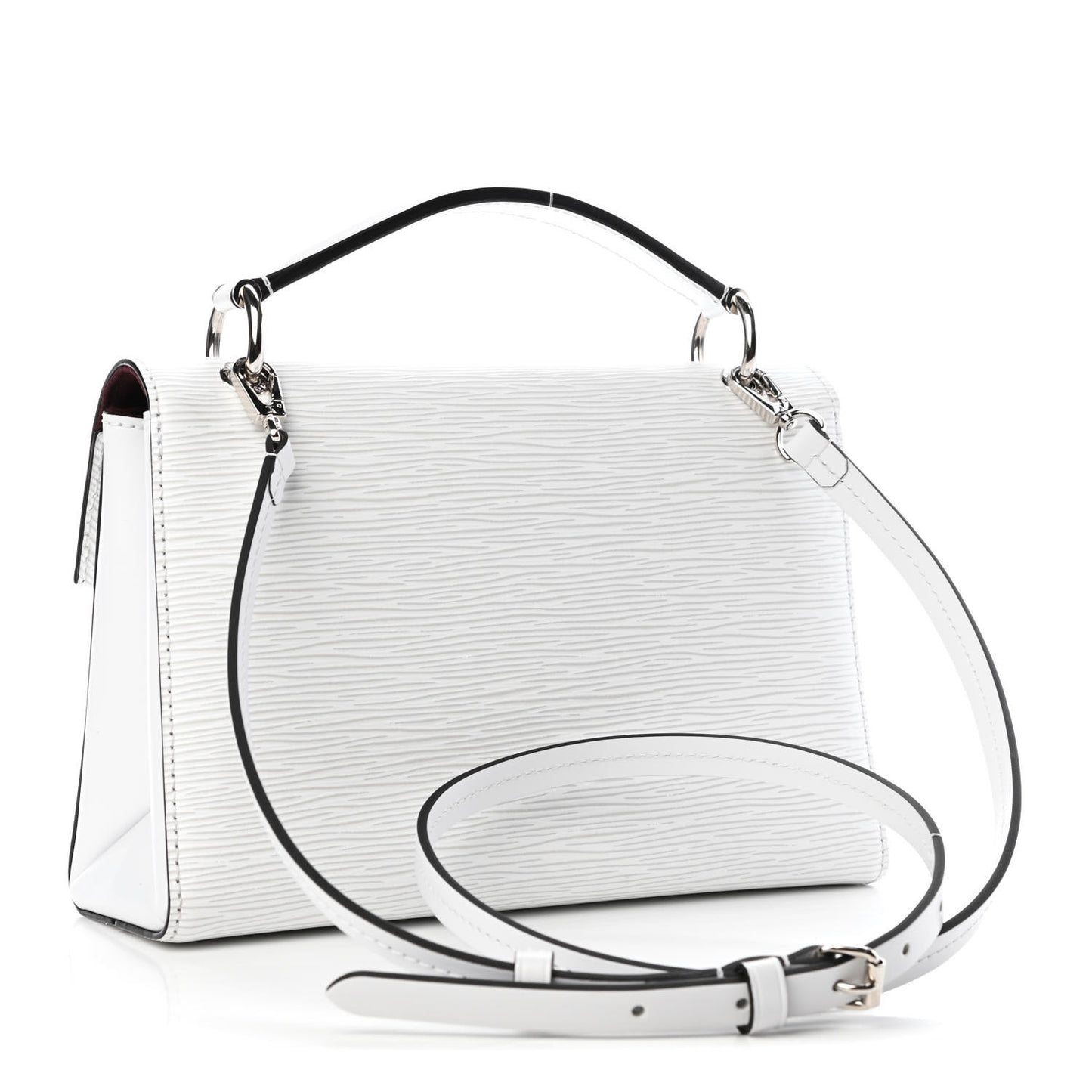 Epi Pochette Grenelle White