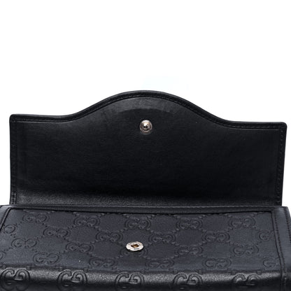 Gucci Guccissima Sukey Continental Wallet Continental Wallet Black 4 of 5