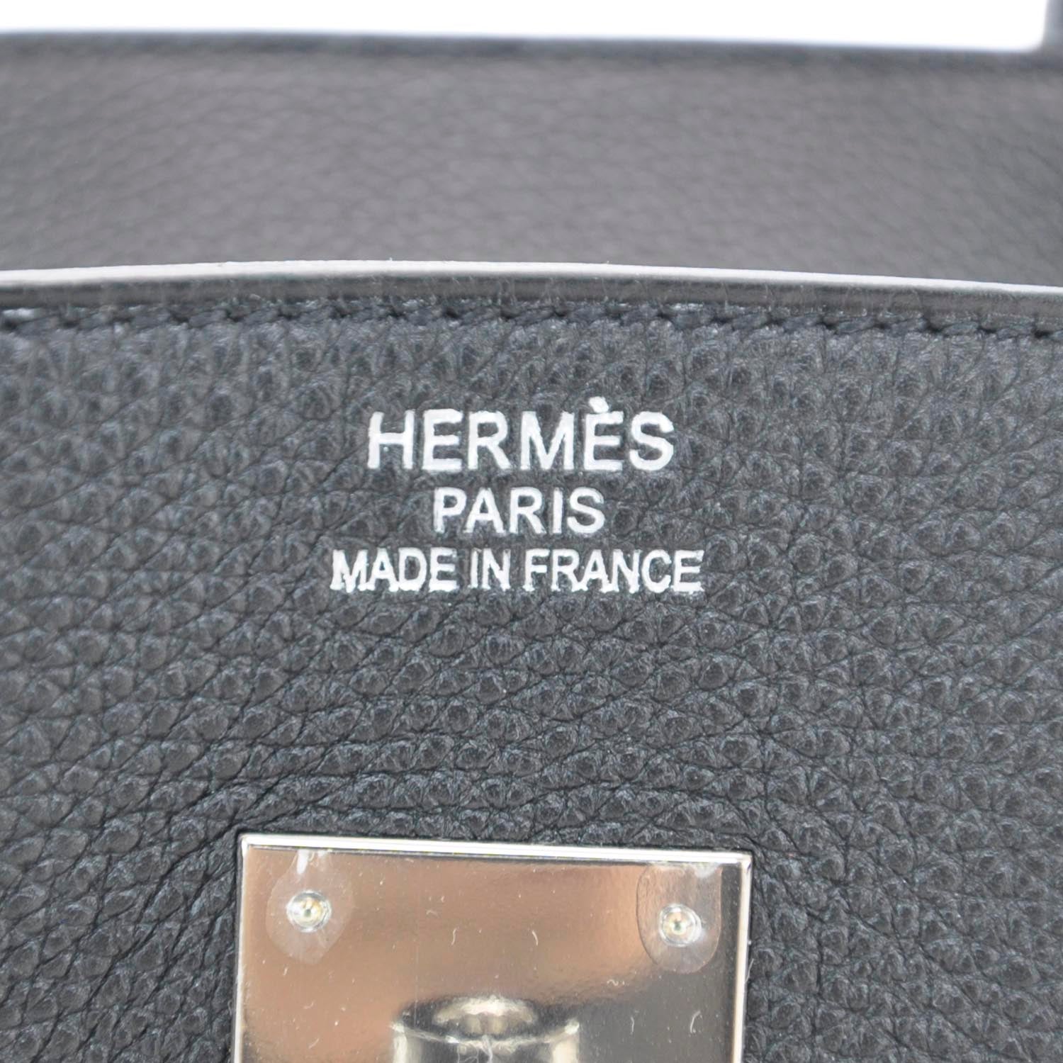 Hermes Togo Birkin 35 Black 8 of 10