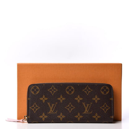 Louis Vuitton Monogram Clemence Wallet Rose Ballerine 9 of 9