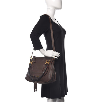 Chloe Calfskin Medium Marcie Satchel Truffle 3 of 11