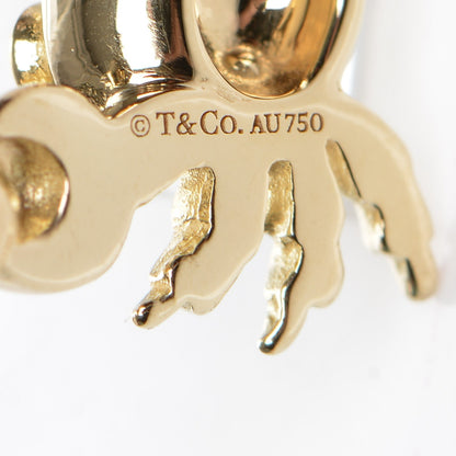 Tiffany 18K Yellow Gold Diamond Crab Charm Pendant 3 of 4