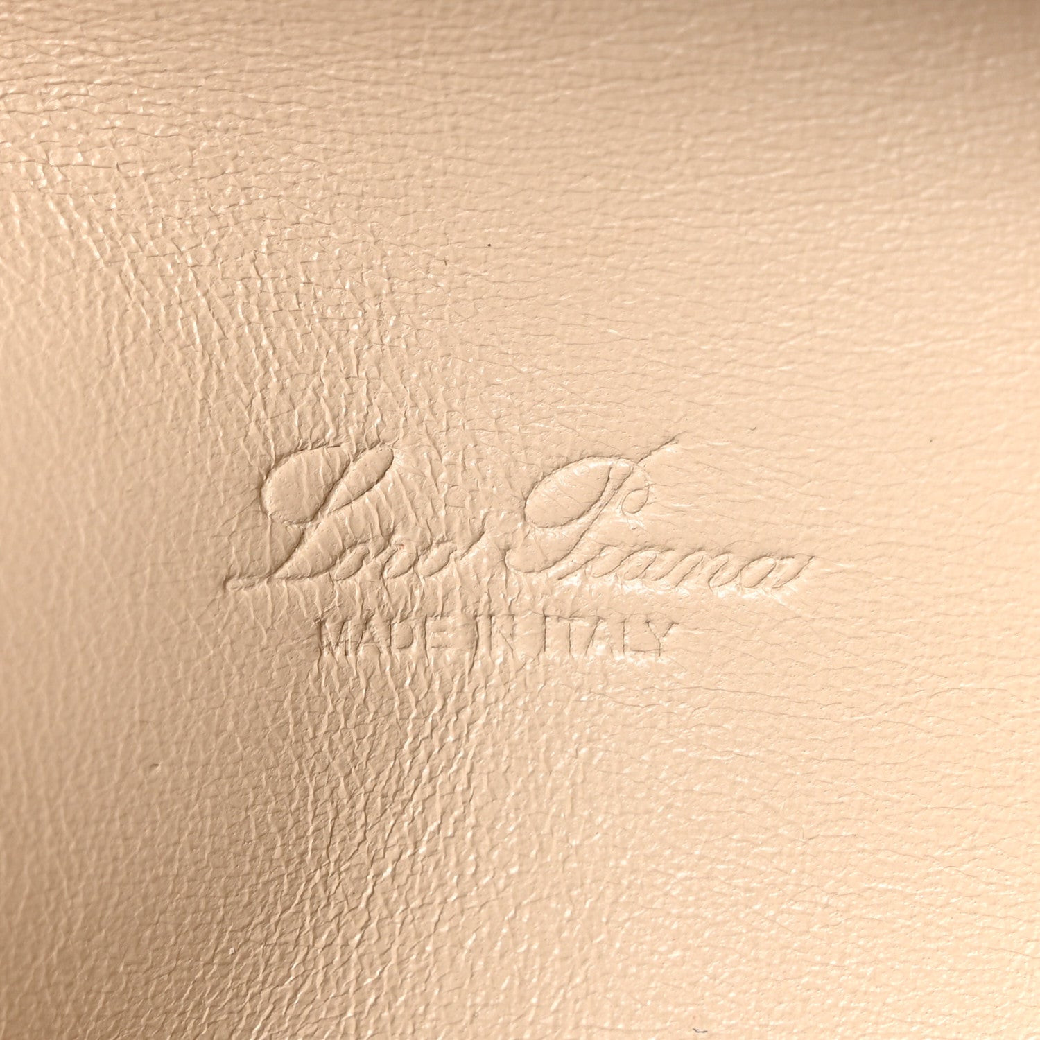 Loro Piana Grained Calfskin L19 Extra Pocket Pouch Whisper White 6 of 10