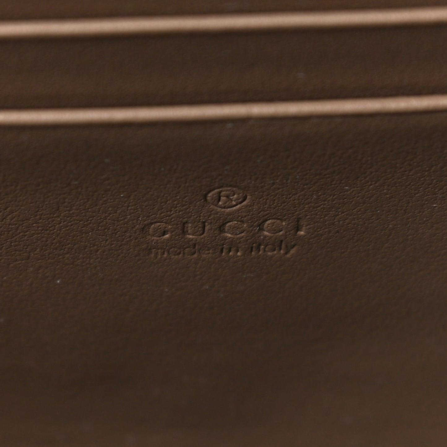 GG Supreme Monogram Mini Dionysus Chain Wallet Beige Taupe