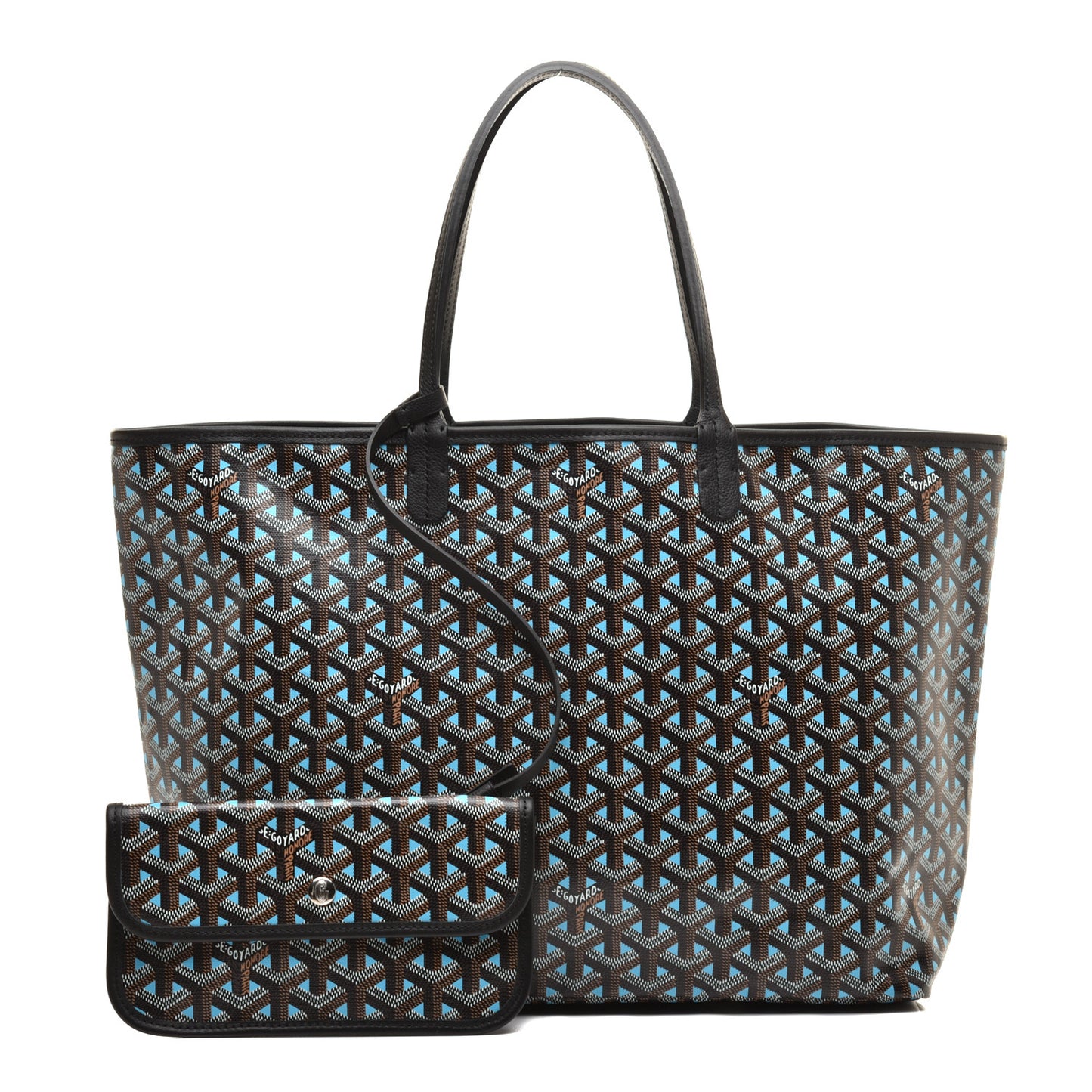 Goyardine Saint Louis Claire Voie PM Black Blue